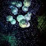 Disco ball galaxy, lighted hanging disco mirror balls