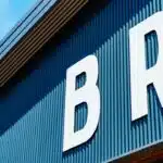 , black and white UNK signage