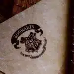 , a harry potter logo on a piece of paper