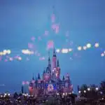 disney dream, painting of building