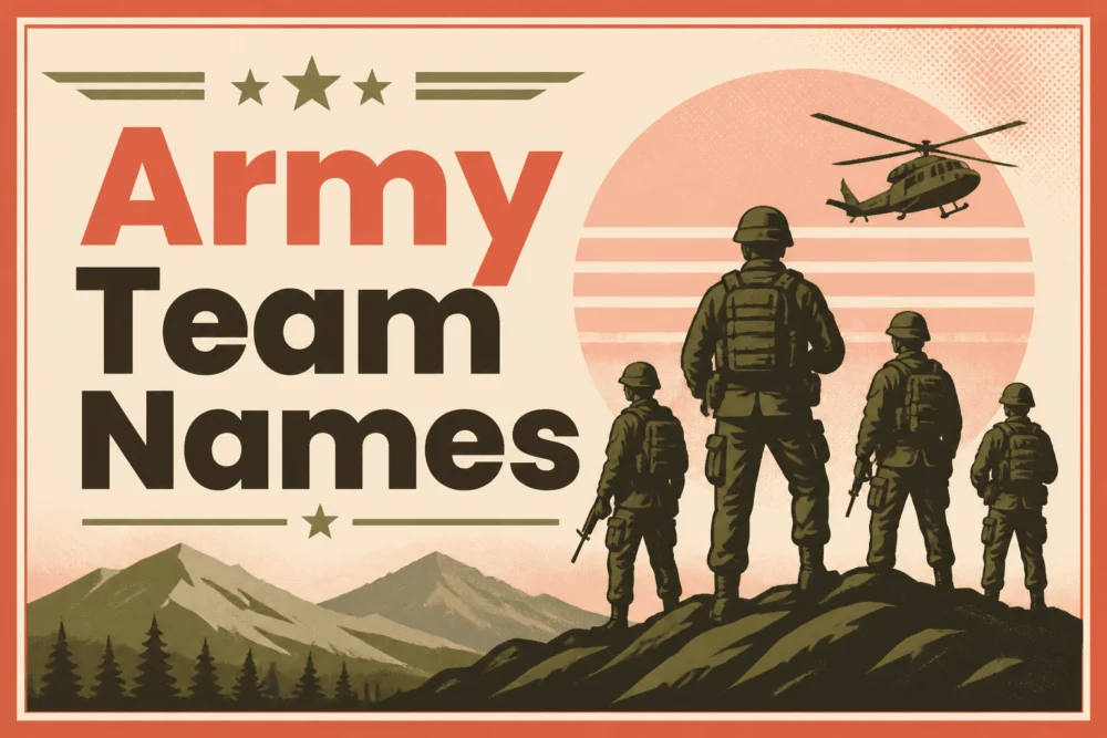 190+ Army Team Names to Rally Your Squad