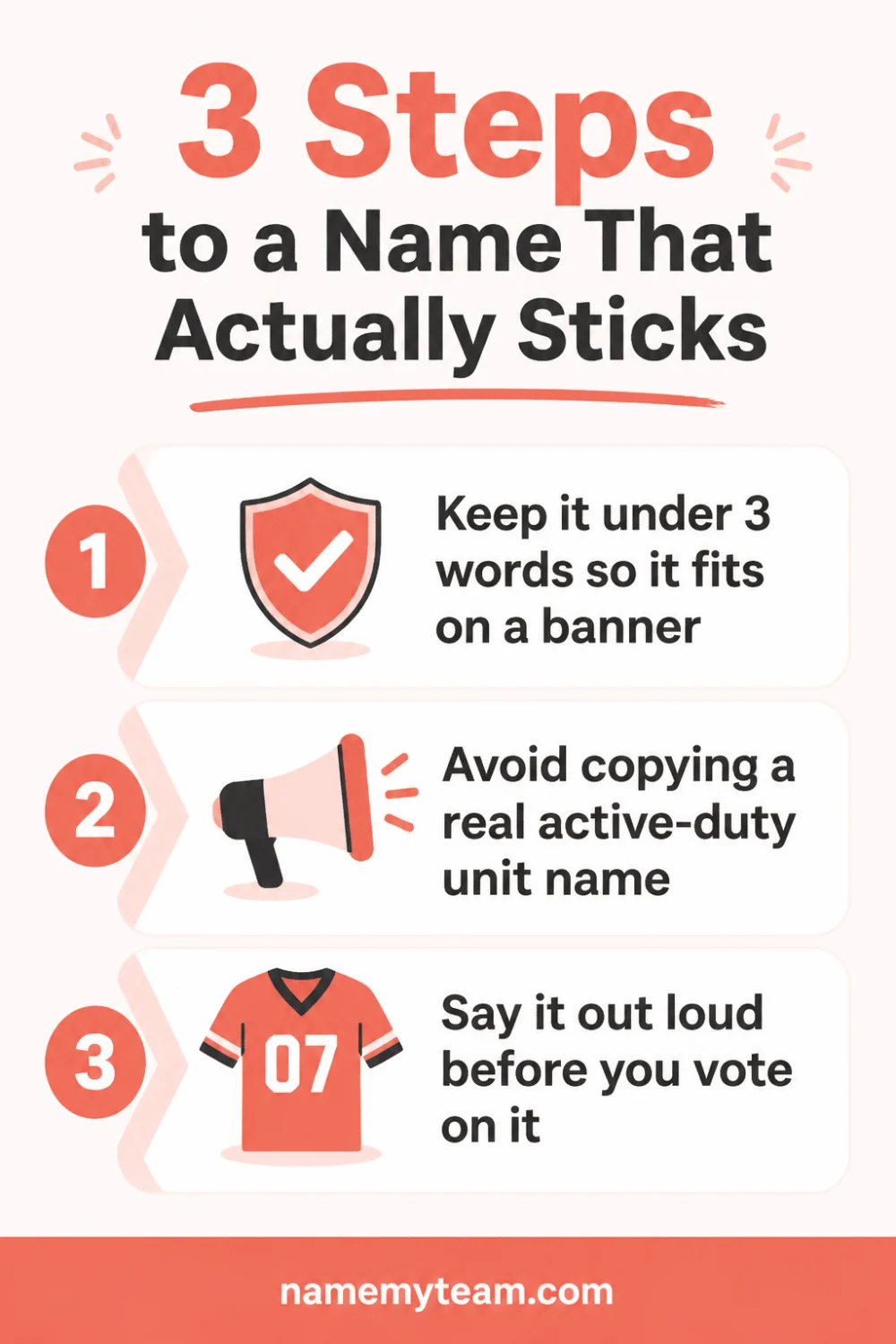 190+ Army Team Names to Rally Your Squad infographic