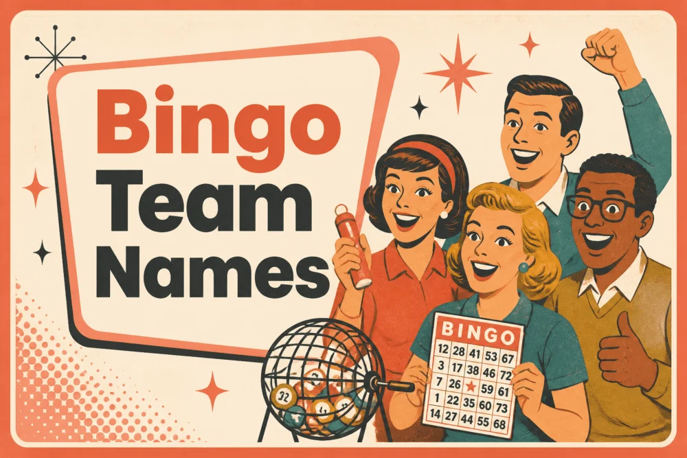 210+ Bingo Team Names for Every Game Night