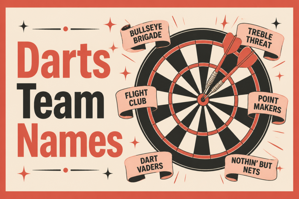 200+ Darts Team Names for Every League and Squad