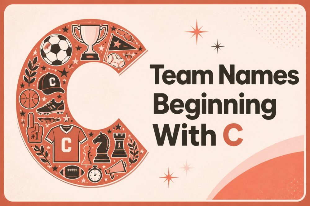 190+ Team Names Beginning with C