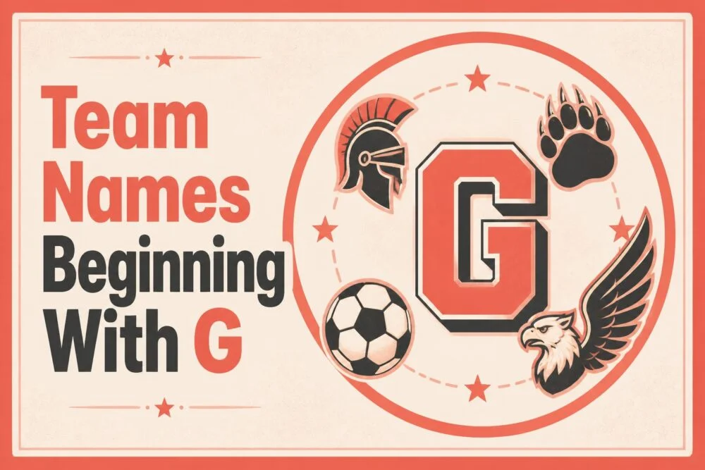210+ Team Names Beginning with G for Every Squad