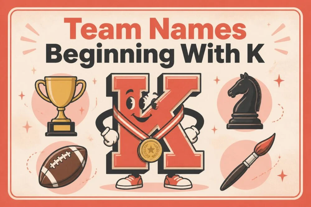 230+ Team Names Beginning with K (Sports, Funny & More)