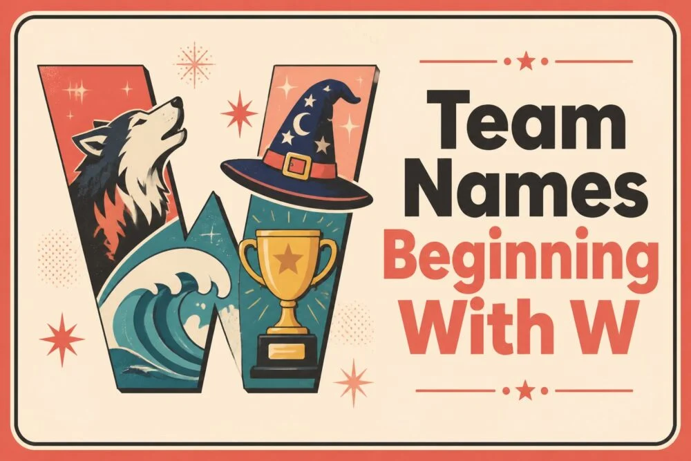 210+ Team Names Beginning with W