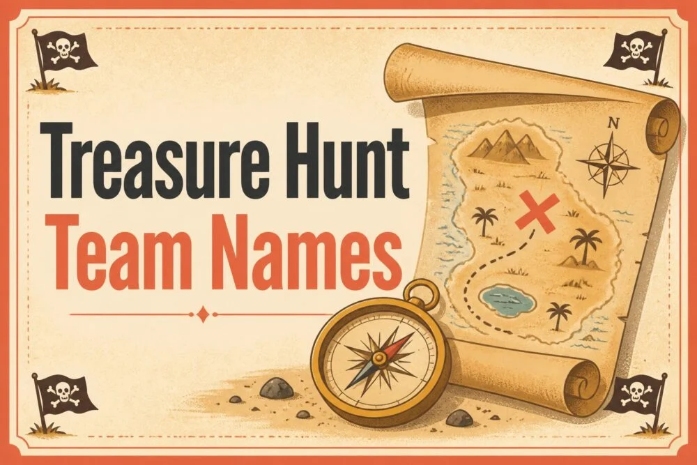 210+ Treasure Hunt Team Names (Funny, Pirate & Epic Ideas)