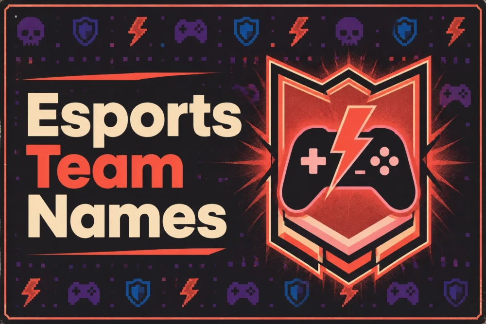 210+ Esports Team Names (Cool, Funny & Unique Picks)