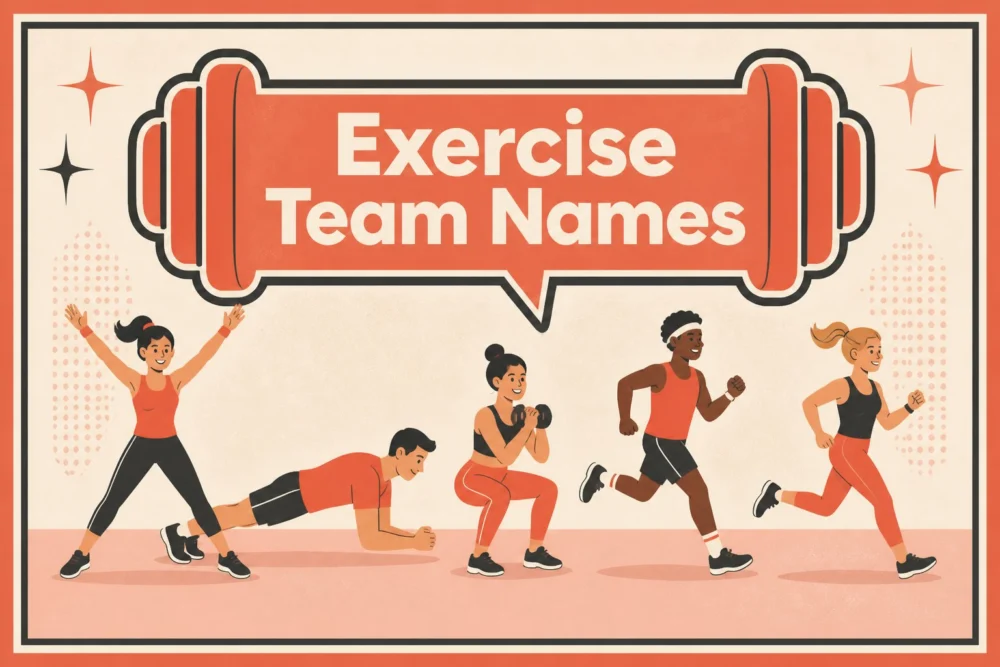 210+ Exercise Team Names That Bring the Energy