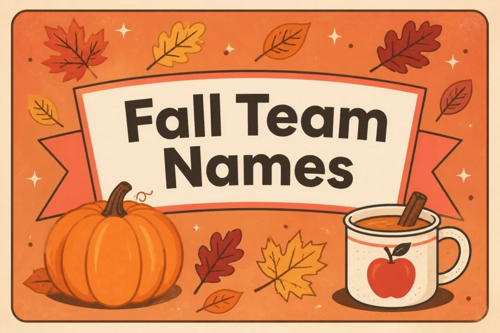 210+ Fall Team Names for Every Squad and Occasion