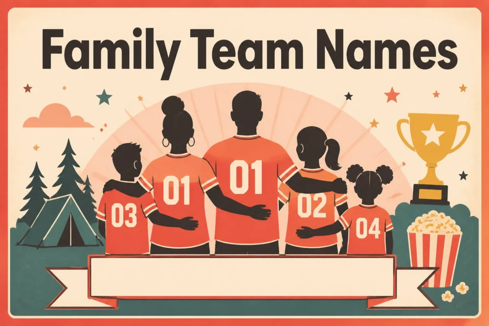 190+ Family Team Names