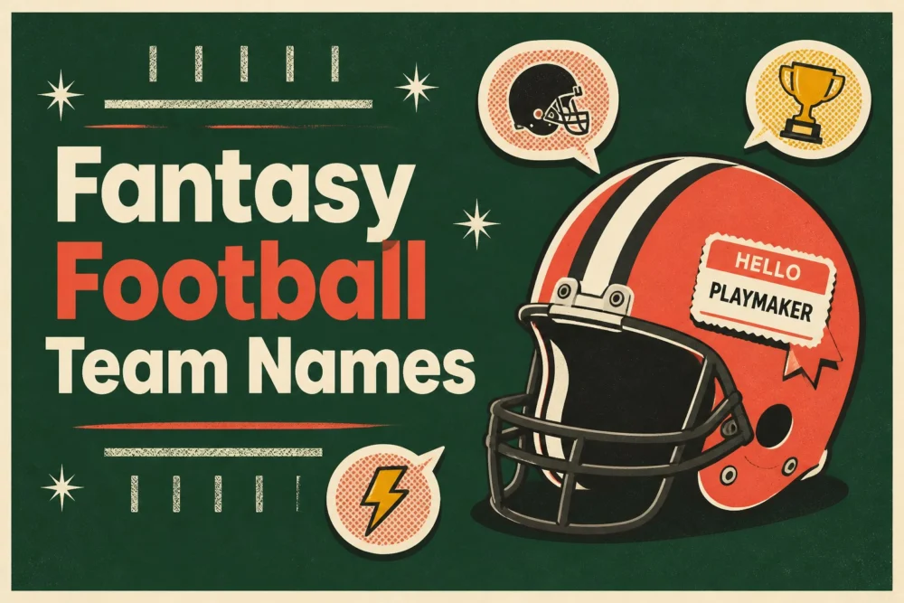 210+ Fantasy Football Team Names (Funny, Unique & Best)