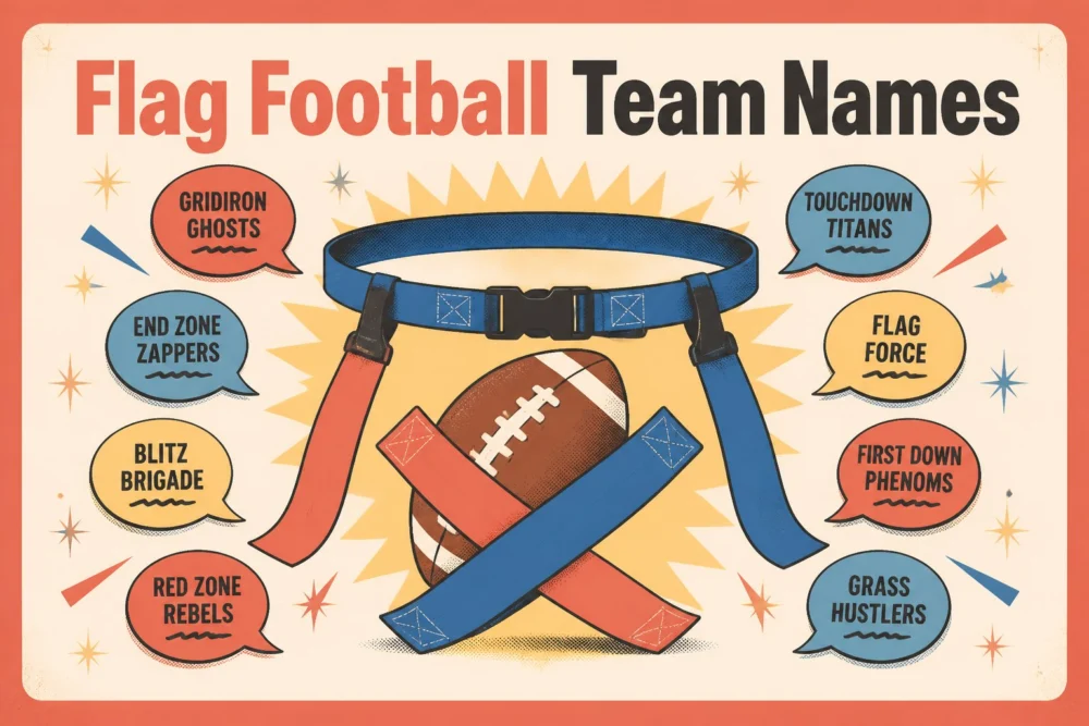220+ Flag Football Team Names (Funny, Cool & Girls' Picks)