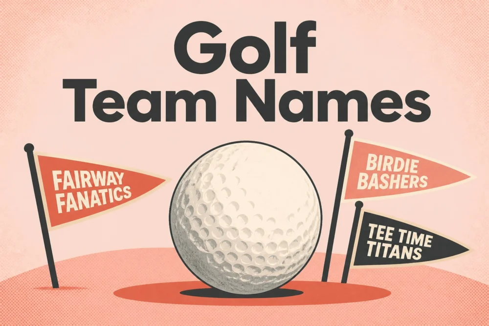 210+ Golf Team Names