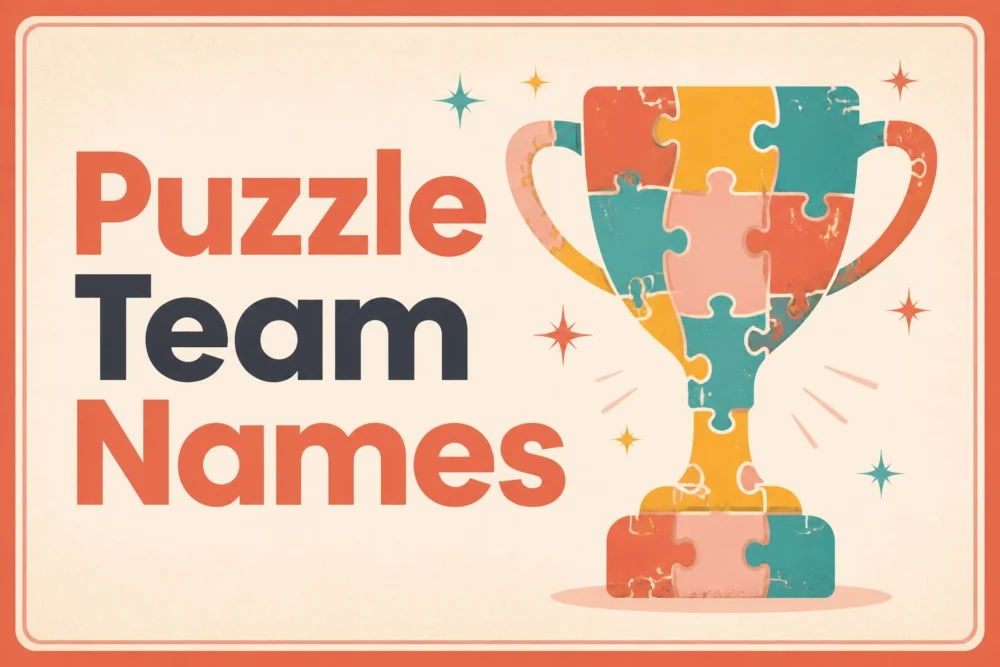 200+ Puzzle Team Names (Jigsaw, Funny & Club Ideas)