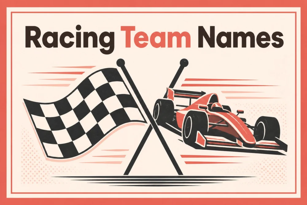 190+ Racing Team Names for Cars, Karts, and Crews