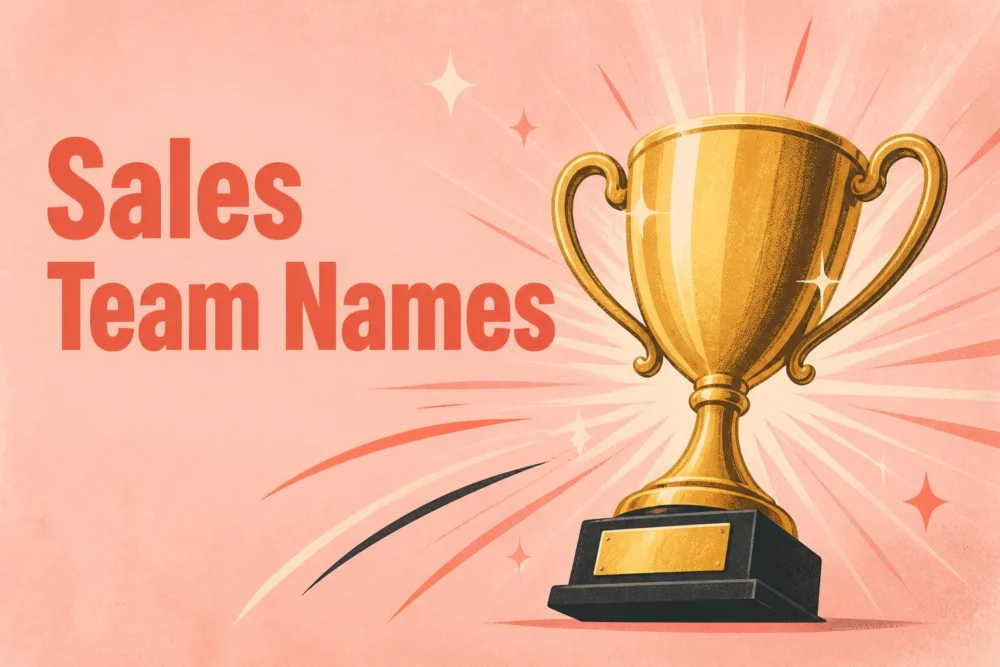 210+ Sales Team Names