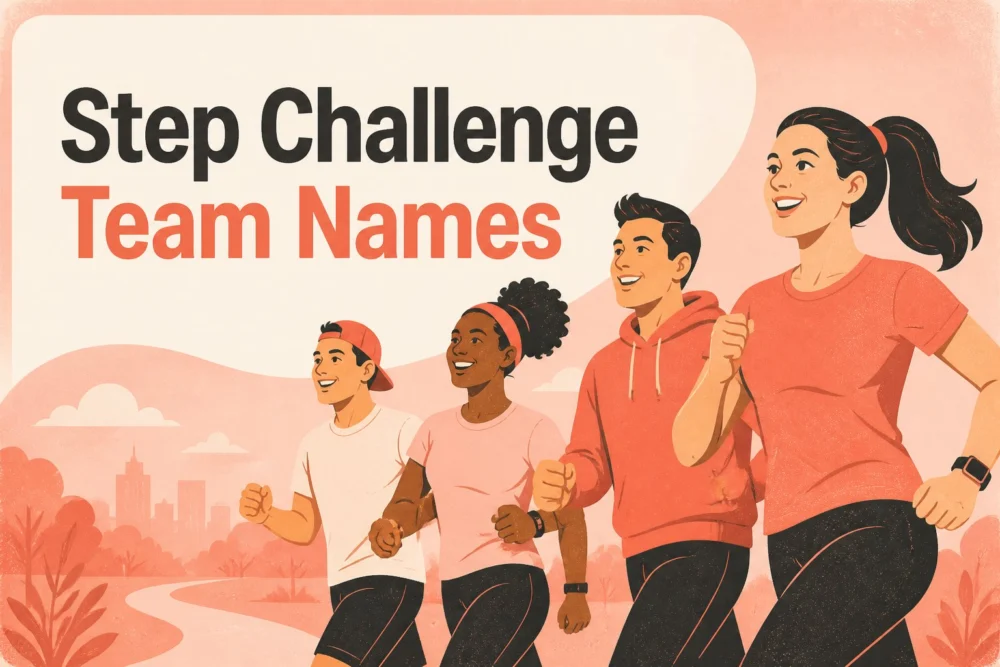 230+ Step Challenge Team Names featured image