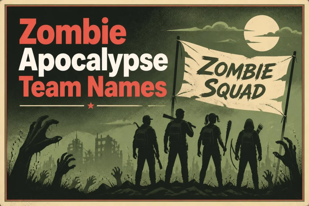 210+ Zombie Apocalypse Team Names for Every Squad