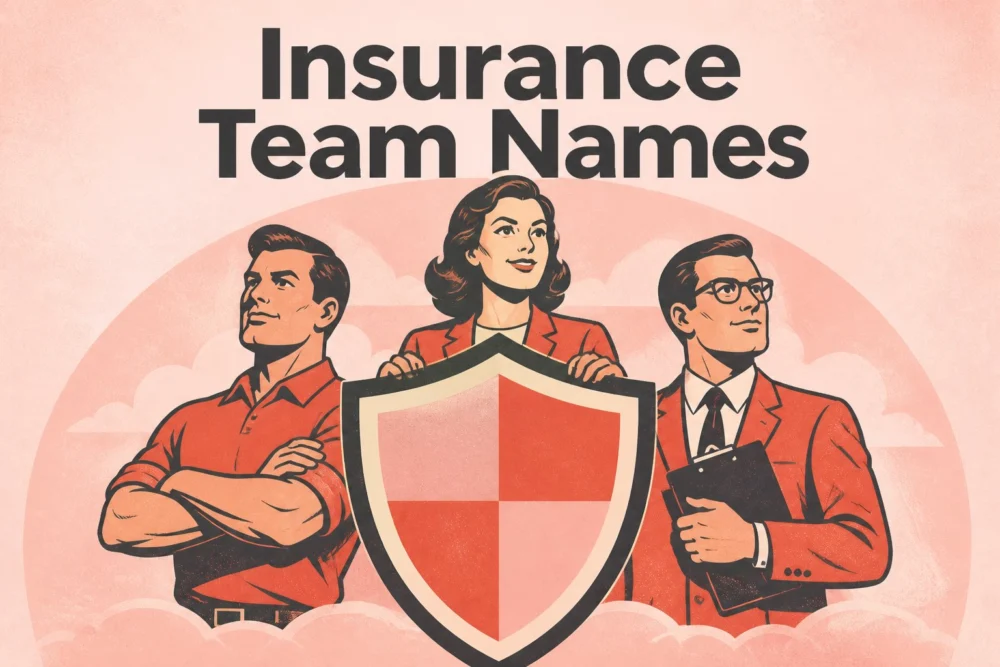 230+ Insurance Team Names