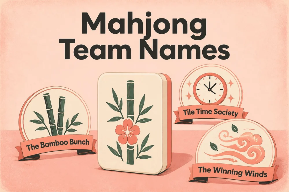 230+ Mahjong Team Names