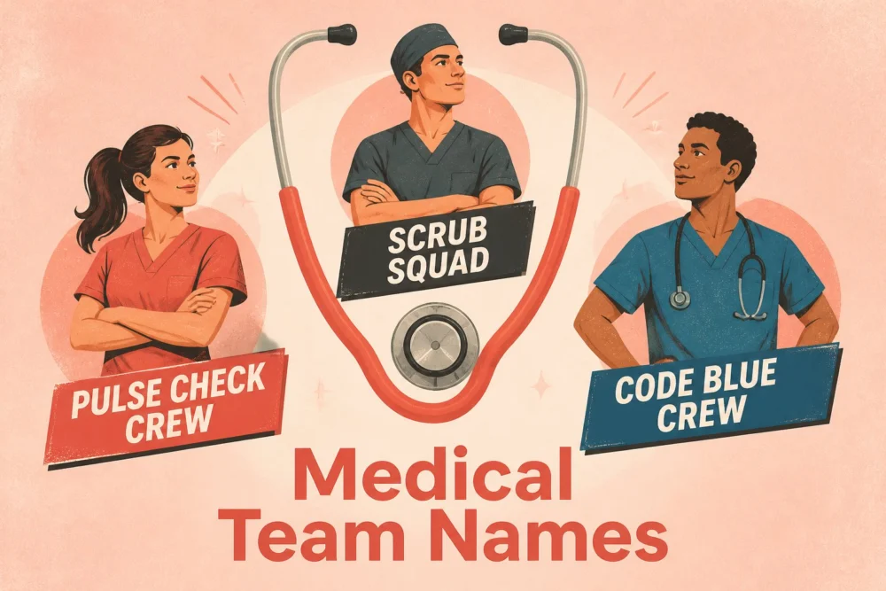 210+ Medical Team Names