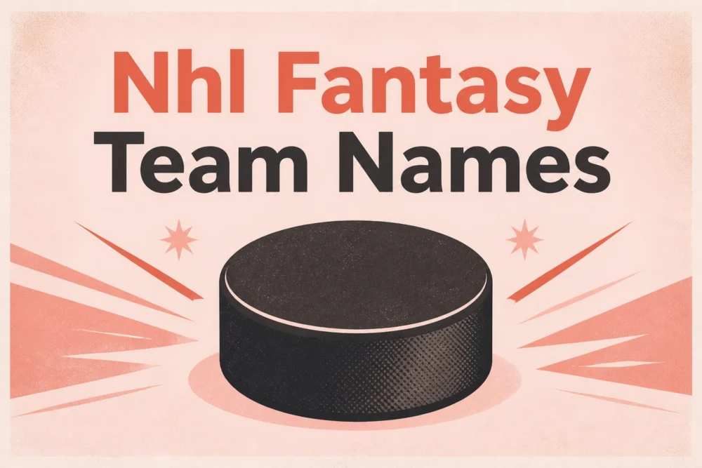 230+ Nhl Fantasy Team Names