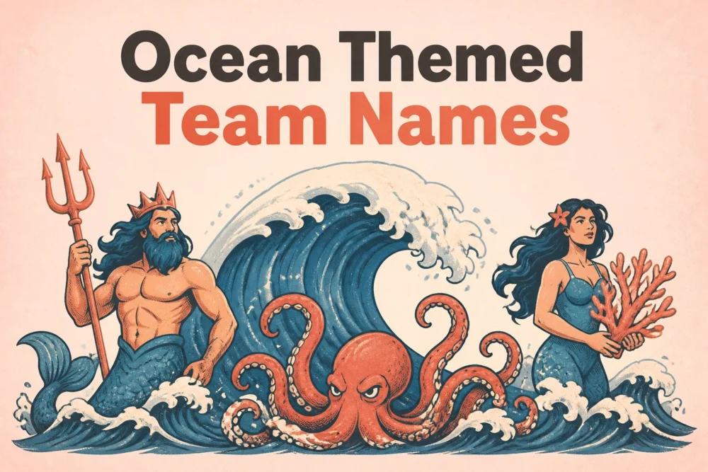 210+ Ocean Themed Team Names