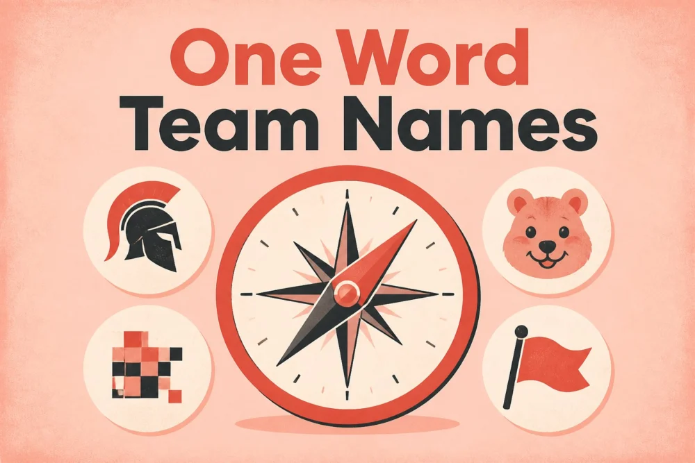 230+ One Word Team Names