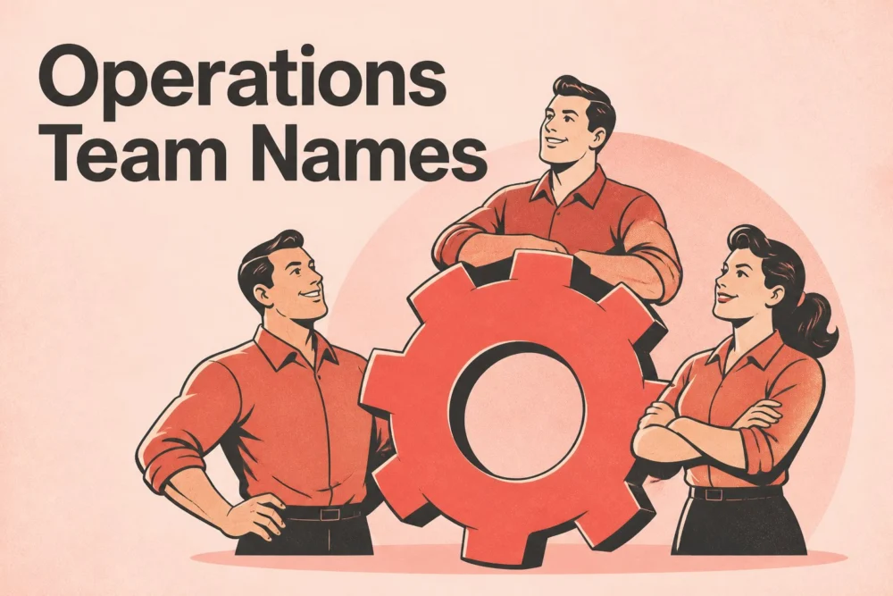 210+ Operations Team Names