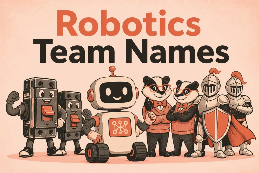 210+ Robotics Team Names